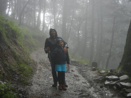Tired troopers - cold, wet and suffering from altitude sickness. But it was still an experience worth having.